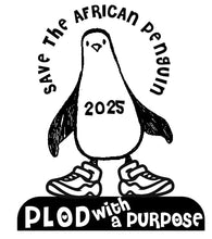Load image into Gallery viewer, Plod with a Purpose T-Shirt with SANCCOB
