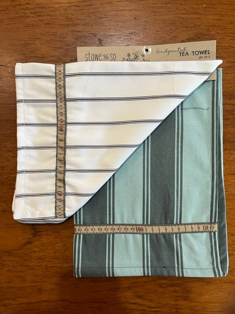 Stowe & So Tea Towel Set: Tape Measure