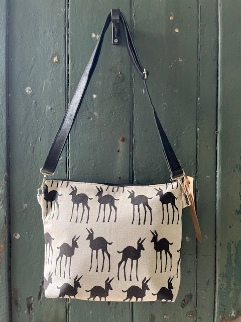Stowe & So New Sling Bag - Bokkie in Charcoal.