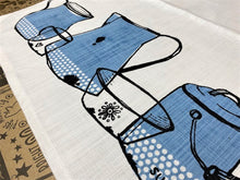 Load image into Gallery viewer, Stowe &amp; So Tea Towel Set: Enamel in Blue
