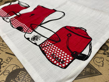 Load image into Gallery viewer, Stowe &amp; So Tea Towel Set: Enamel in Red
