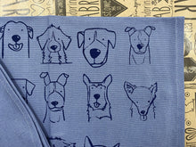 Load image into Gallery viewer, Stowe &amp; So Tea Towel Set: Dog Box in Blue.
